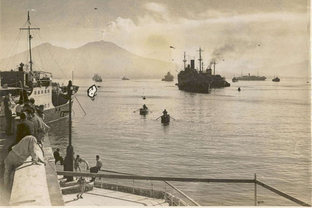 FIRST CONVOY INTO NAPLES